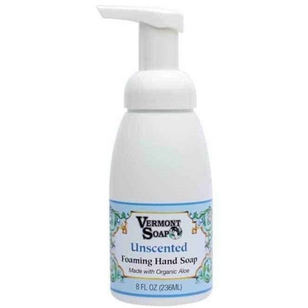 Vermont Soap Unscented Organic Foaming Hand Soap 8 Ounce Yankee Bath